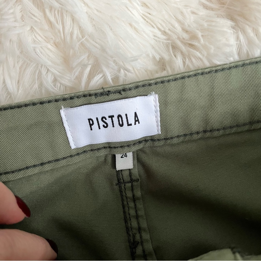 Pistola Tammy Star Trousers Size 24 Green Black - Picture 10 of 13